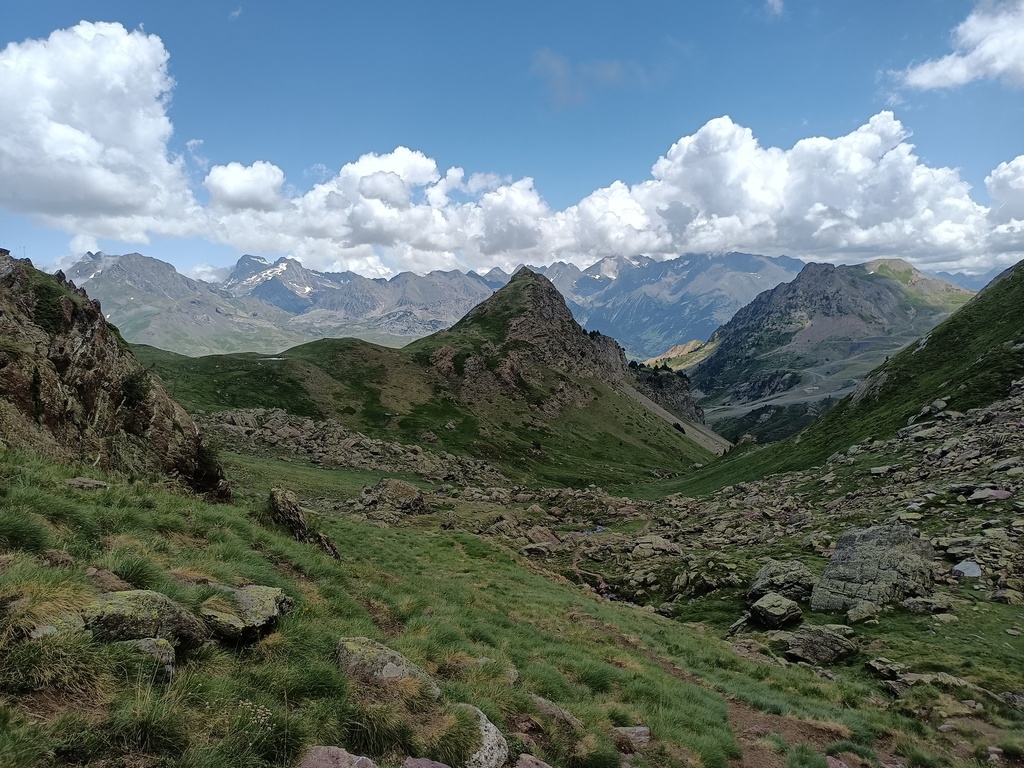 Vistas en dirección a Formigal